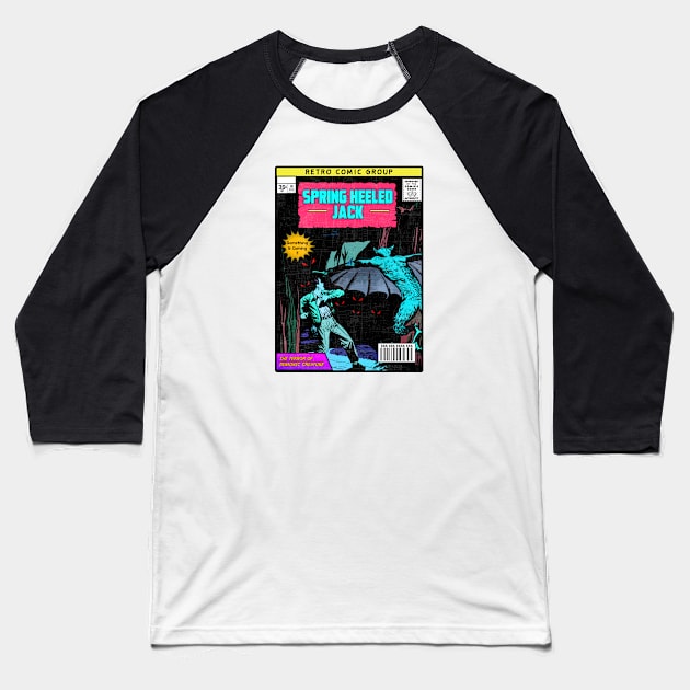 SPRING HEELED JACK Baseball T-Shirt by theanomalius_merch